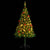 Artificial Pre-lit Christmas Tree with Baubles Green 180 cm