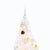 Artificial Pre-lit Christmas Tree with Baubles White 180 cm