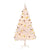 Artificial Pre-lit Christmas Tree with Baubles White 210 cm