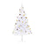 Artificial Pre-lit Christmas Tree with Baubles White 210 cm