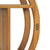 Yin Yang Wall Shelf 60x15x60 cm Solid Wood Teak