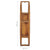 Yin Yang Wall Shelf 100x20x100 cm Solid Wood Teak