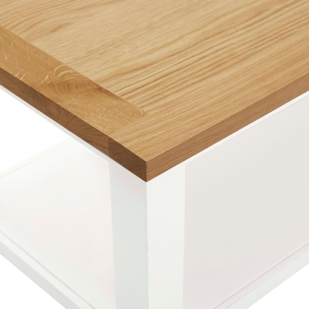 Coffee Table 110x55x40 cm Solid Oak Wood