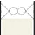 5-Panel Room Divider Cream White 200x180 cm