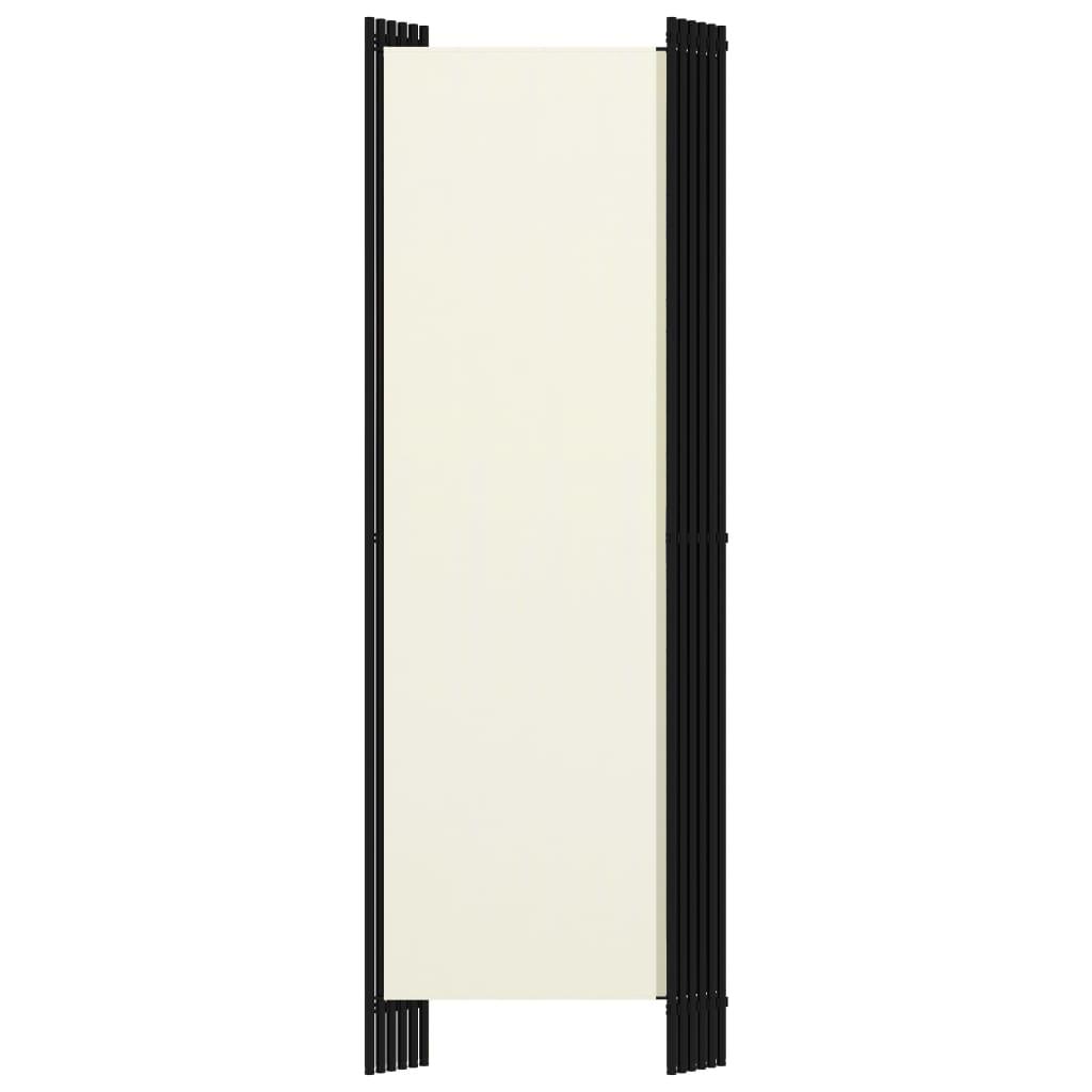 6-Panel Room Divider White 300x180 cm