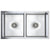 Handmade Kitchen Sink with Overflow Hole Stainless Steel