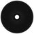 Luxury Bathroom Basin Round Matt Black 32.5x14 cm Ceramic