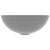 Bathroom Sink Ceramic Light Grey Round