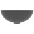 Bathroom Sink Ceramic Dark Grey Round