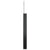 Hanging Mirror with Hook Black 30 cm
