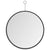 Hanging Mirror with Hook Black 40 cm