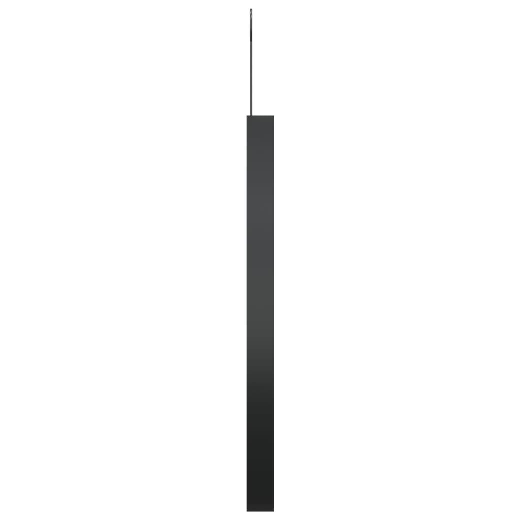 Hanging Mirror with Hook Black 40 cm