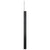 Hanging Mirror with Hook Black 40 cm