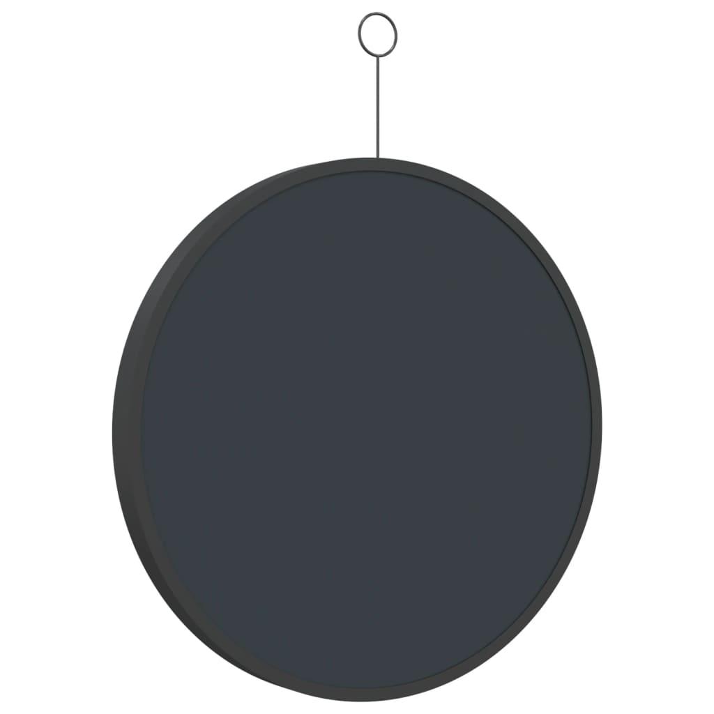 Hanging Mirror with Hook Black 40 cm