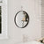 Hanging Mirror with Hook Black 40 cm