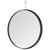Hanging Mirror with Hook Black 50 cm