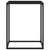 Console Table Black 60x35x75 cm Tempered Glass