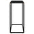 Console Table Black 60x35x75 cm Tempered Glass