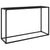 Console Table Black 120x35x75 cm Tempered Glass