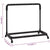 Folding Guitar Stand with 5 Sections Black 74x41x66 cm Steel