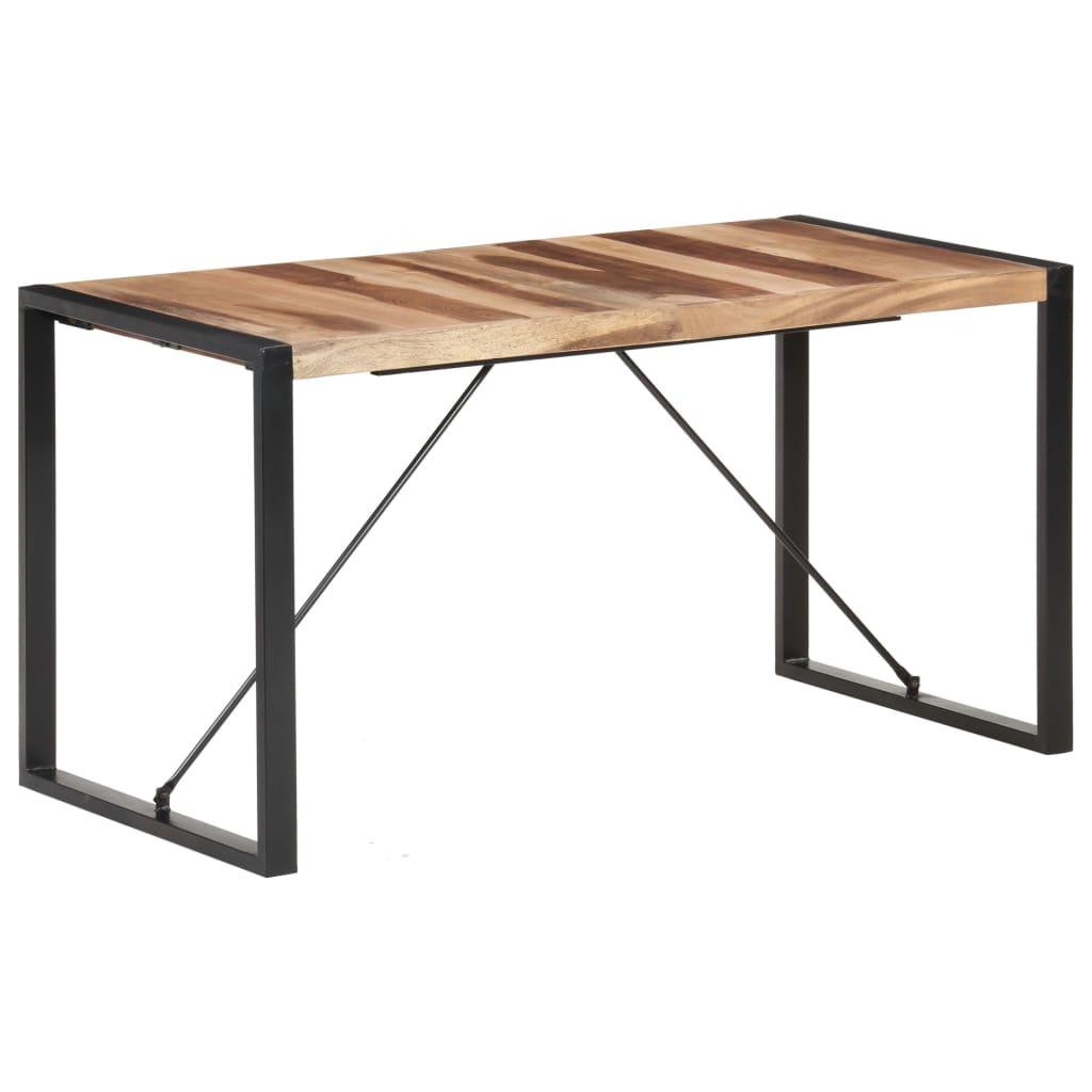 Dining Table 140x70x75 cm Solid Wood