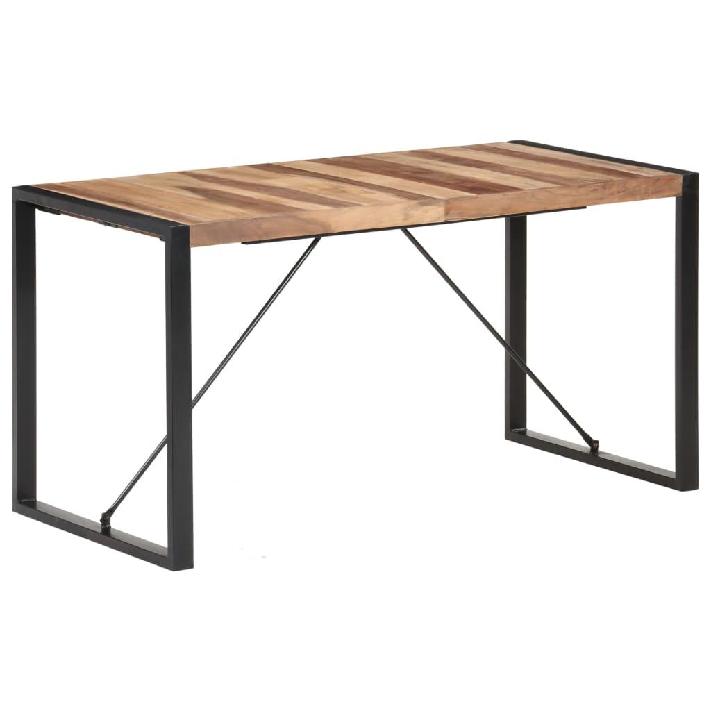 Dining Table 140x70x75 cm Solid Wood