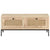 Coffee Table 90x50x37 cm Solid Mango Wood and Natural Cane
