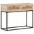 Console Table 100x35x76 cm Solid Mango Wood and Natural Cane