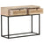 Console Table 100x35x76 cm Solid Mango Wood and Natural Cane