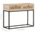 Console Table 100x35x76 cm Solid Mango Wood and Natural Cane