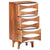 Chest of Drawers 43.5x35x90 cm Solid Acacia Wood