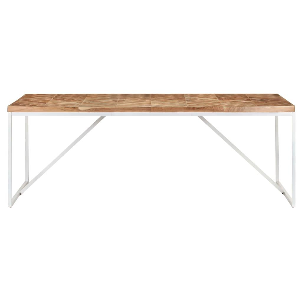 Dining Table 200x90x76 cm Solid Acacia and Mango Wood