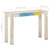 Console Table White 115x35x77 cm Rough Mango Wood