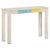 Console Table White 115x35x77 cm Rough Mango Wood