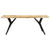 Dining Table 200x90x76 cm Rough Mango Wood