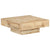 Coffee Table 80x80x28 cm Solid Mango Wood