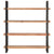 4-Tier Bookcase 160x40x180 cm Solid Acacia Wood