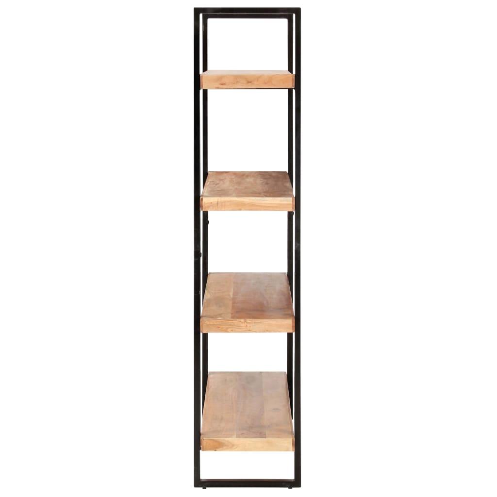 4-Tier Bookcase 160x40x180 cm Solid Acacia Wood