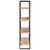 4-Tier Bookcase 160x40x180 cm Solid Acacia Wood