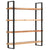 4-Tier Bookcase 160x40x180 cm Solid Acacia Wood