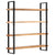 4-Tier Bookcase 160x40x180 cm Solid Acacia Wood