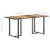 Dining Table 160 cm Solid Reclaimed Wood