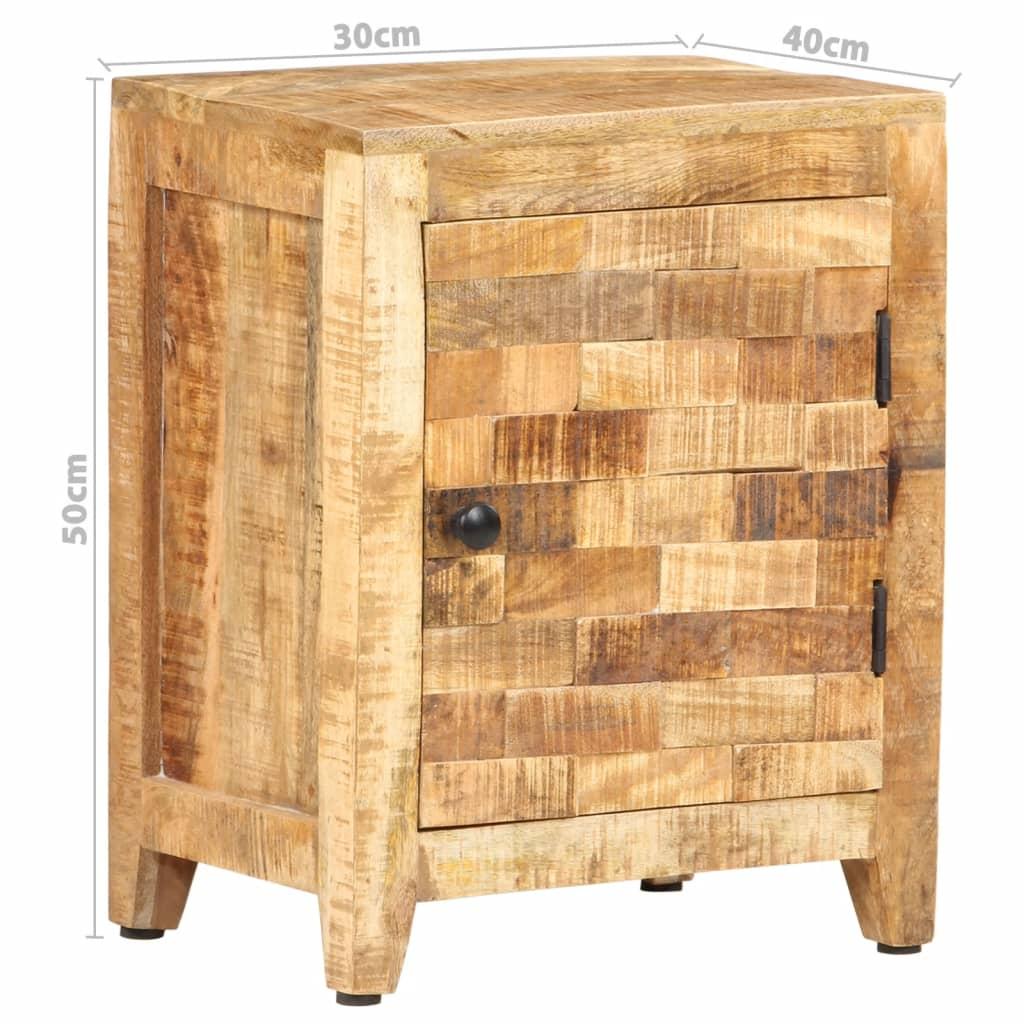 Bedside Cabinet 40x30x50 cm Solid Mango Wood