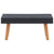 Garden Coffee Table Poly Rattan Black