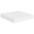Floating Wall Shelf White 23x23.5x3.8 cm MDF