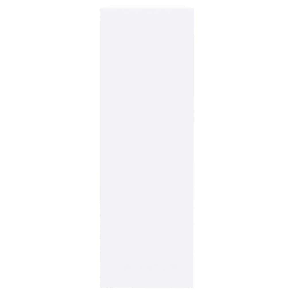 Wall Cube Shelves 3 pcs White MDF