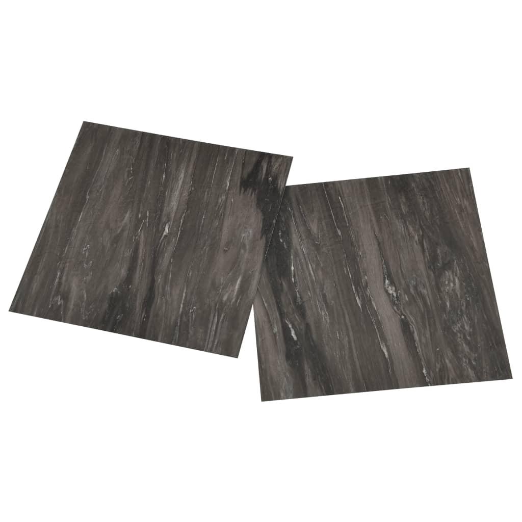 Self-adhesive Flooring Planks 55 pcs PVC 5.11 m² Dark Grey