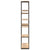 Bookcase 80x30x180 cm Rough Mango Wood