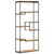 Bookcase 80x30x180 cm Rough Mango Wood