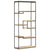 Bookcase 80x30x180 cm Rough Mango Wood